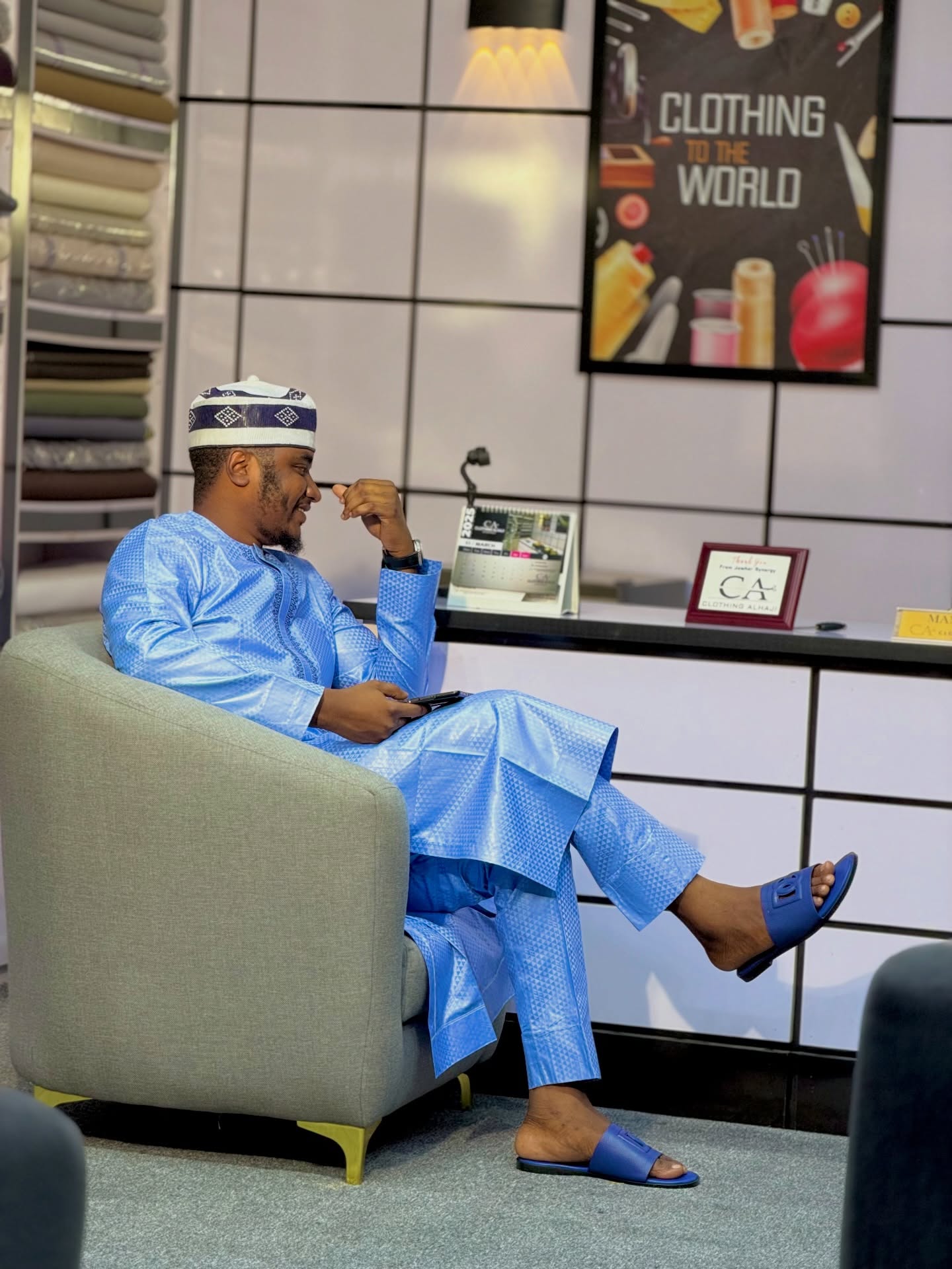 Blue Classic Kaftan v2