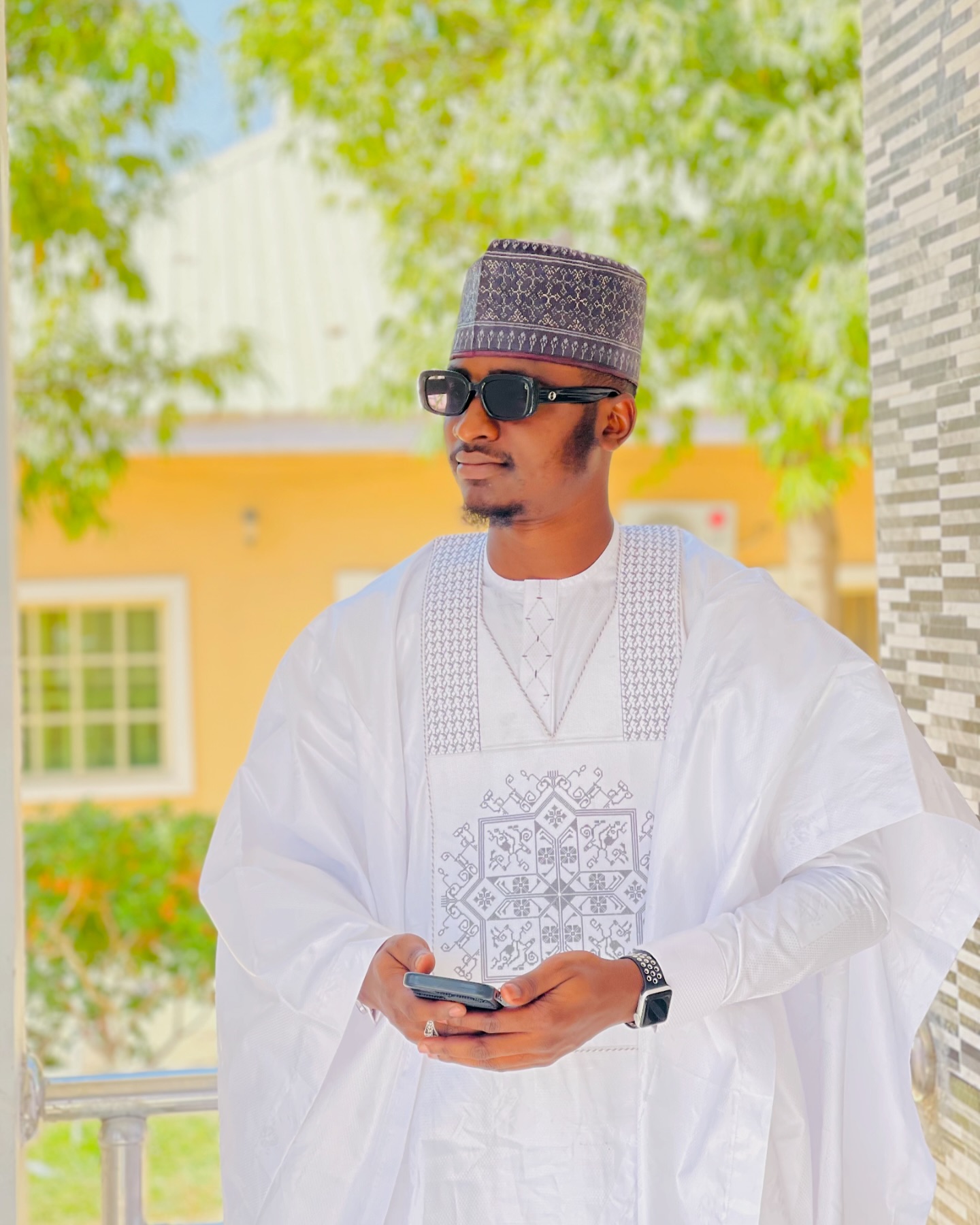 White Classic Agbada