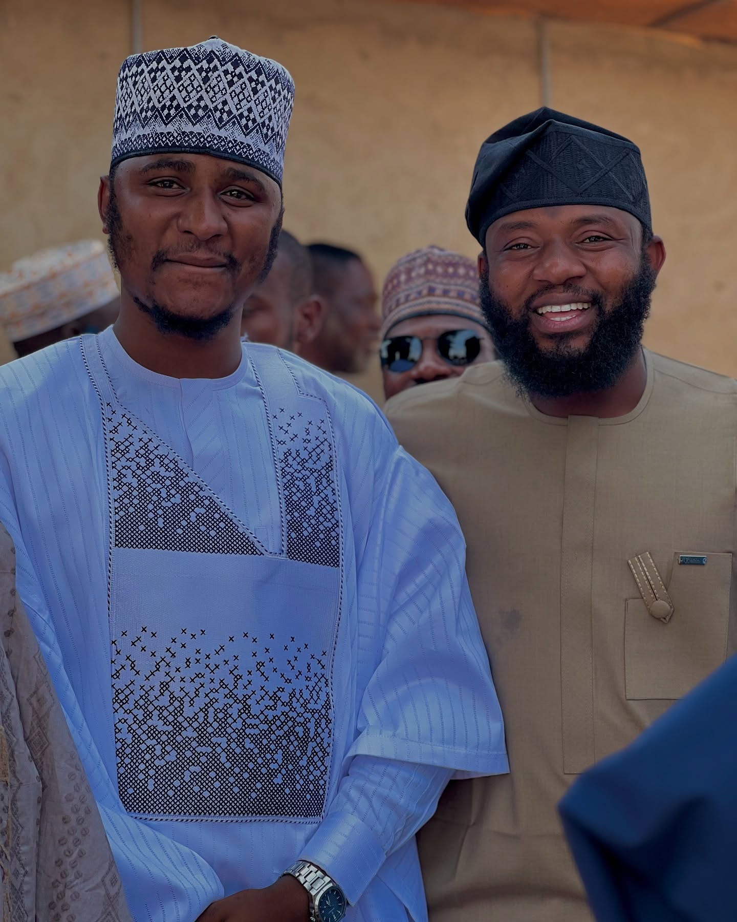 CEO Walking in Navy Suit
